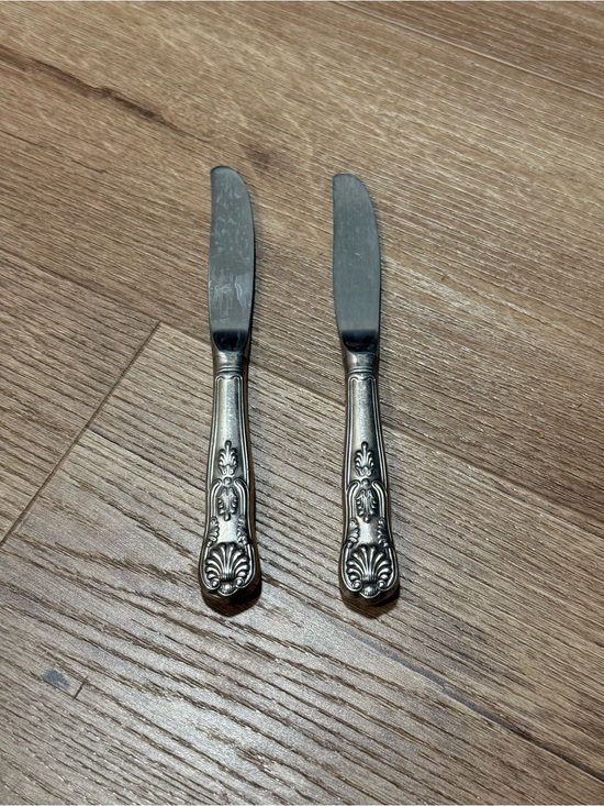 Other - Vintage Gorham Silver Plate Kings Pattern Butter Knives Anchor Hallmark 7 Inch